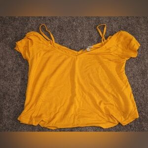 Charlotte Russe Mustard Yellow Blouse